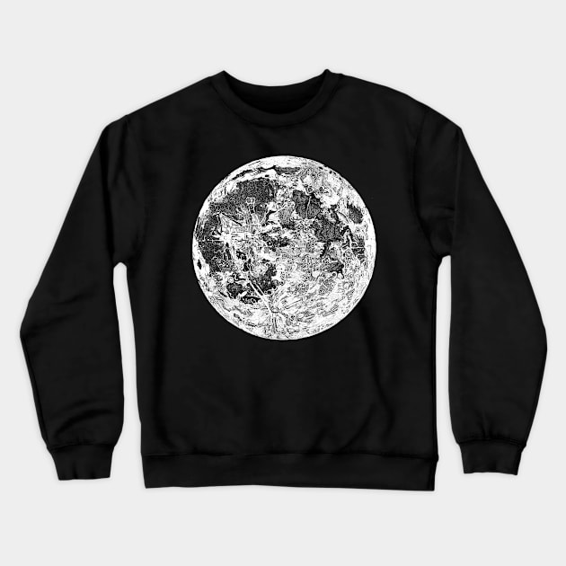 Moon Crewneck Sweatshirt by TORVENIUS